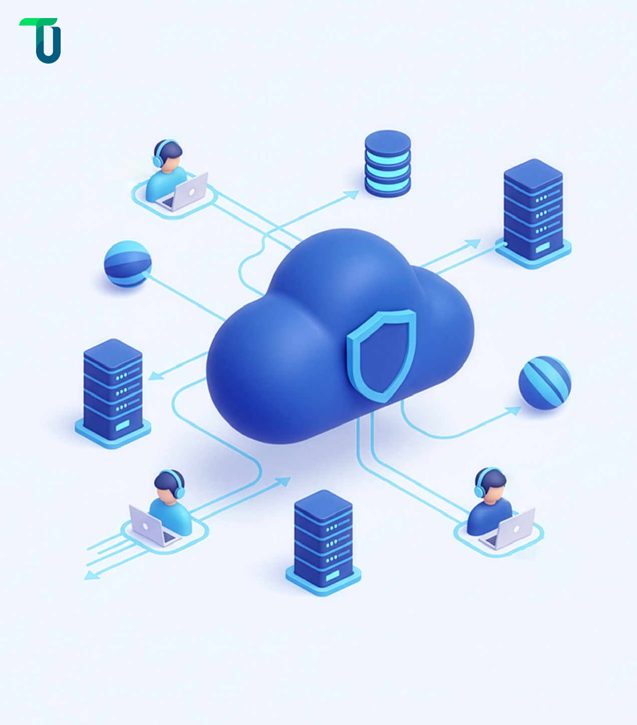 Cloud-based data storage network