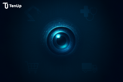 Digital lens with image recognition across sectors