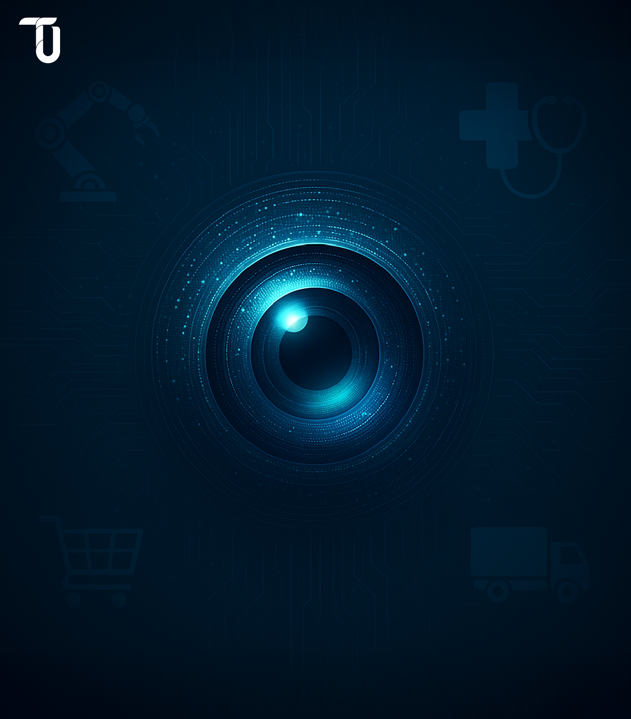 Digital lens with image recognition across sectors