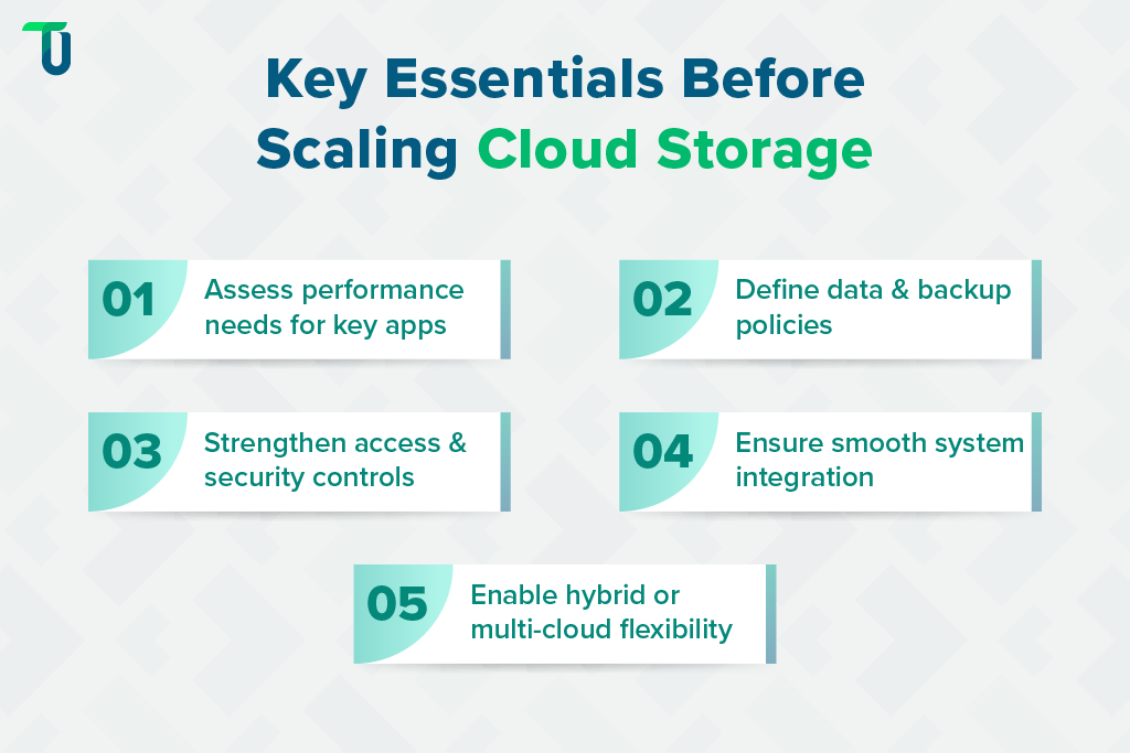 Essential pre-checks for scaling enterprise cloud storage