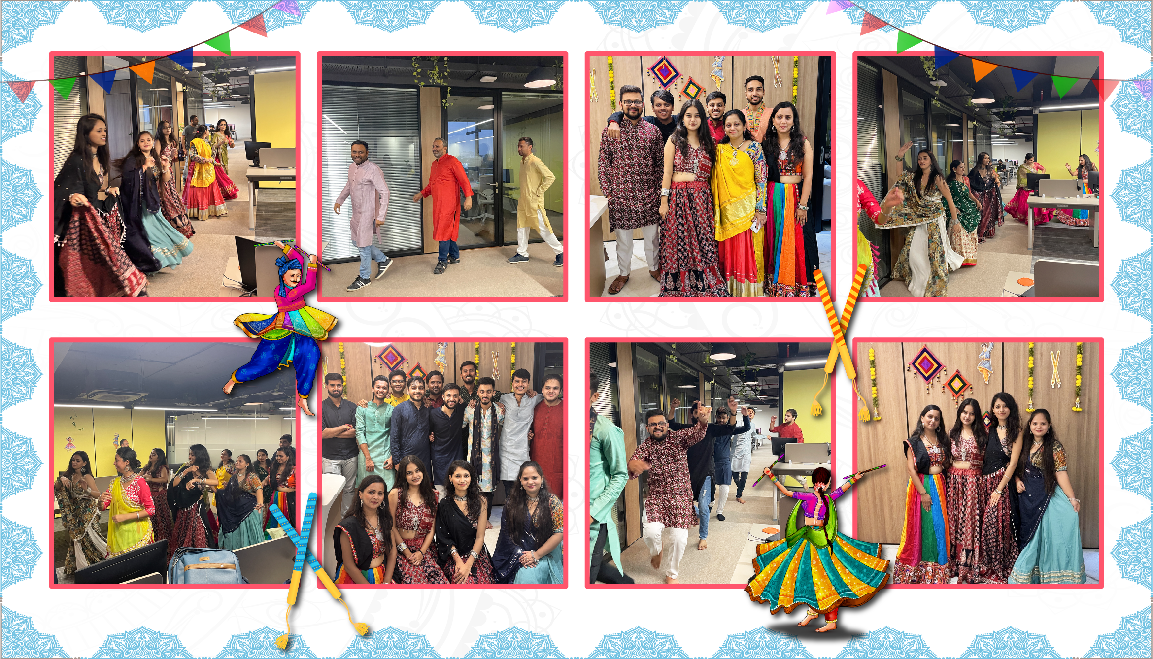 A high-energy evening of garba at TenUp