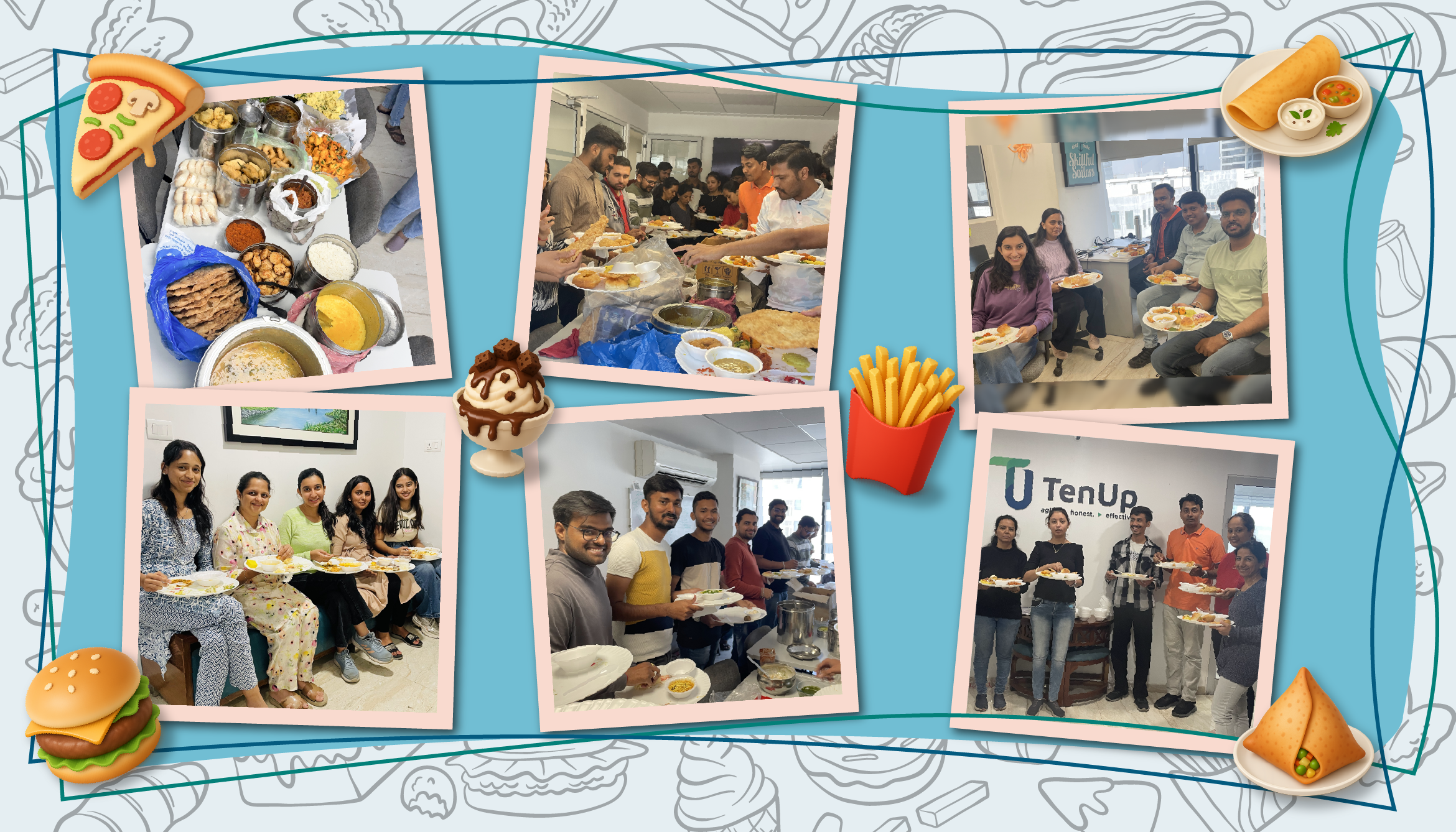 Flavorful potluck feast with lots of laughter